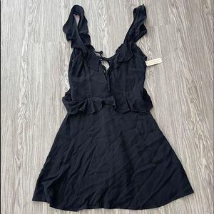Brand new- black mini dress; size L